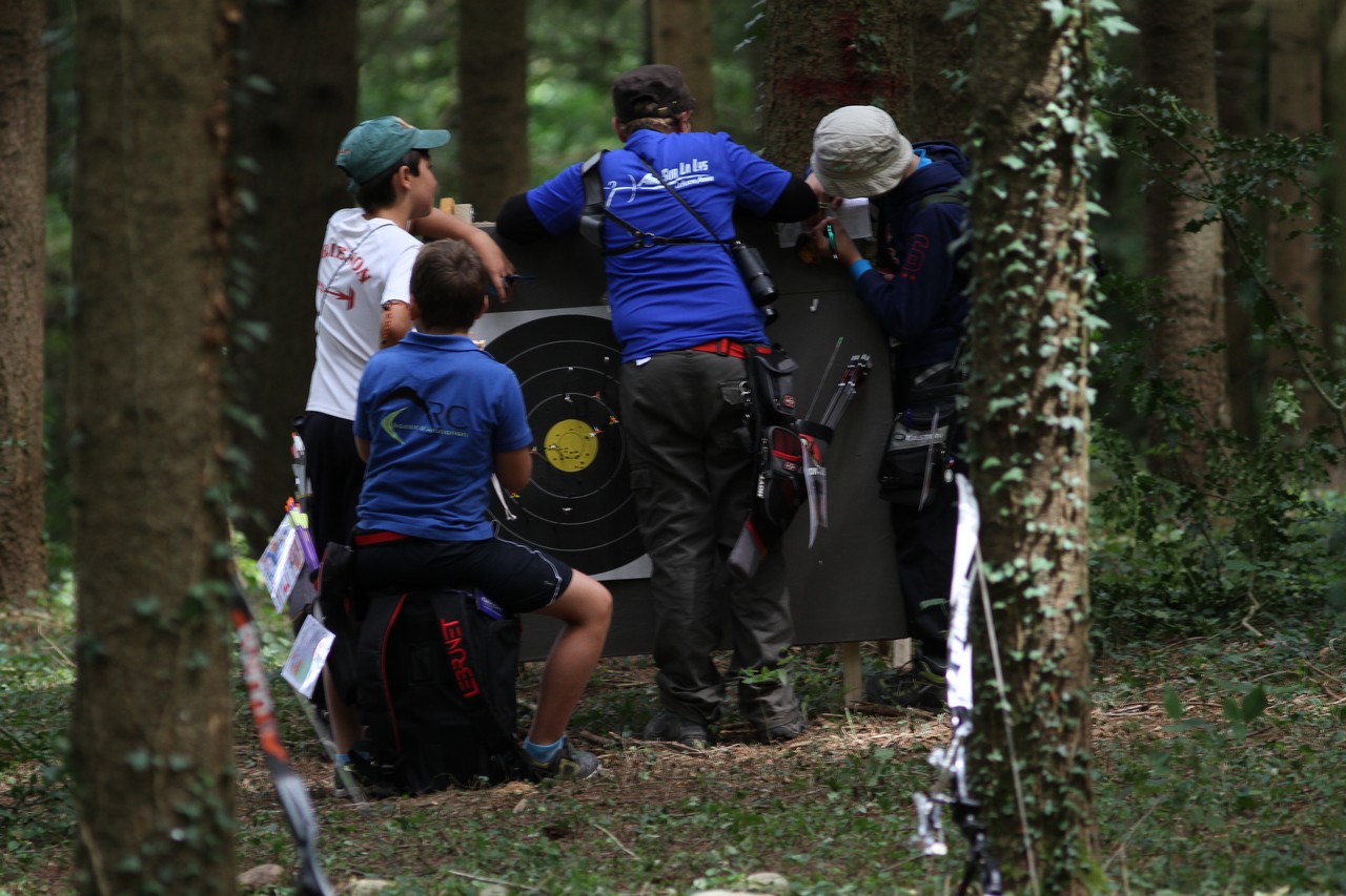 Championnat de France jeunes - Tir Campagne<BR>10 - 11 Juillet 2014 à Château-Arnoux-Saint-Auban. 